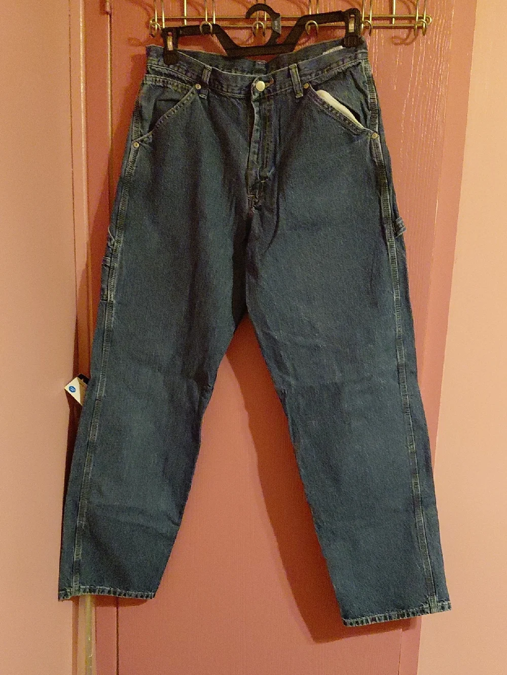 Wrangler Men's Relaxed Denim Jeans in Blue